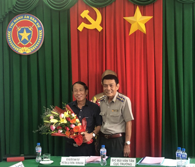 Phó Tổng cục trưởng Nguyễn Thanh Thủy về thăm làm việc tại Cục THADS Đồng Tháp